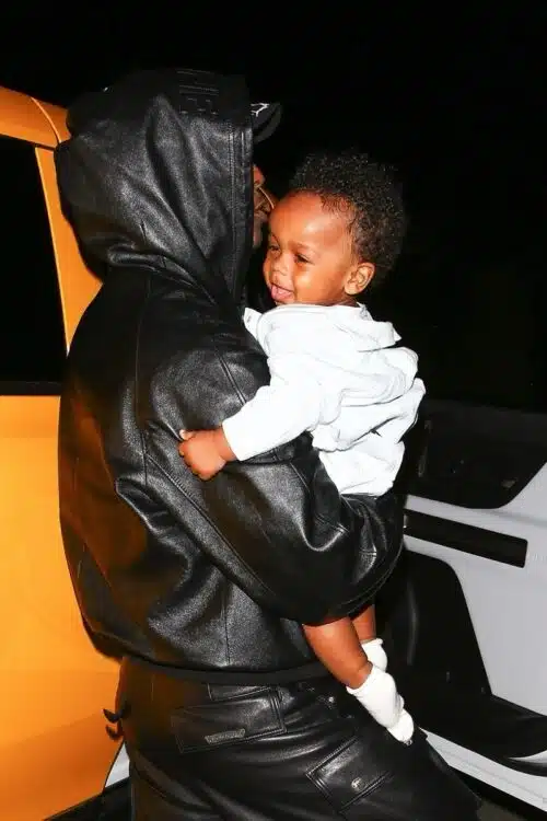 Rihanna and A$AP Rocky take the baby out to dinner at Giorgio Baldi