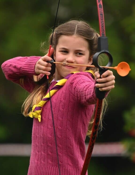 Princess Charlotte takes part in the big help out