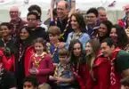 The Prince and Princess of Wales, Prince George, Princess Charlotte, and Prince Louis take part in the Big Help Out