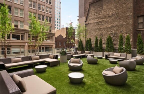 embassy suite times square outdoor space
