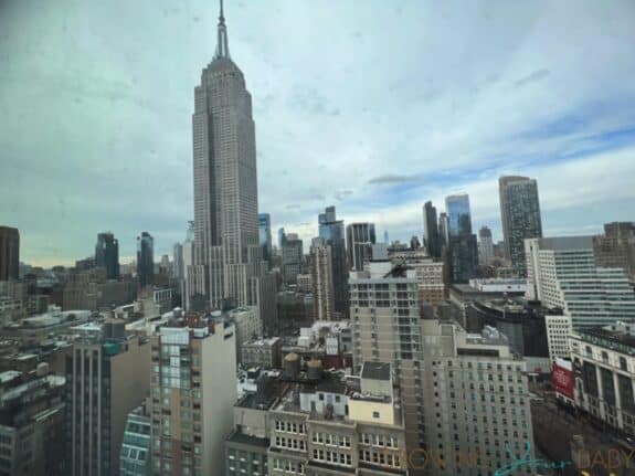 empire state building and macys view from embassy suites room