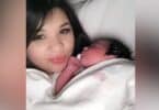 Yesenia Rangel with son Micah