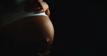 belly of pregnant woman