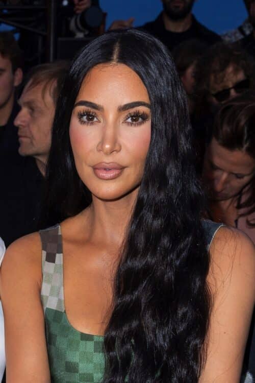 kim kardashian Front row at the Louis Vuitton Menswear Spring-Summer 2024