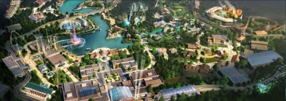 rendering of American Heartland Theme Park
