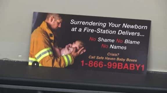 Carmel Fire Department Station infant surrender