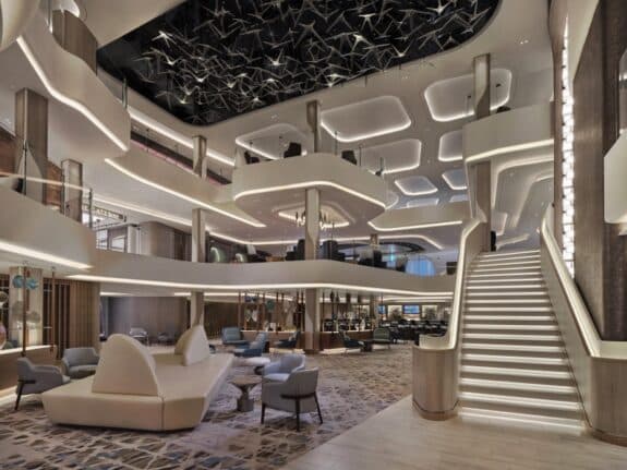 Norwegian Viva atrium