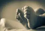 newborn baby feet