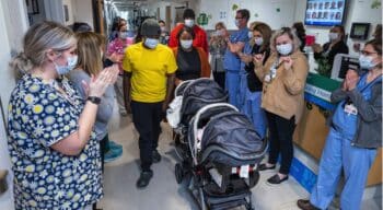 22 week twins Kimyah and DJ Jackson leaving NICU