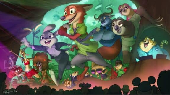 A new show based on Zootopia is being created for the Tree of Life theater at Disneys Animal Kingdom Theme Park