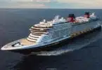 Disney Treasure cruise ship exerior
