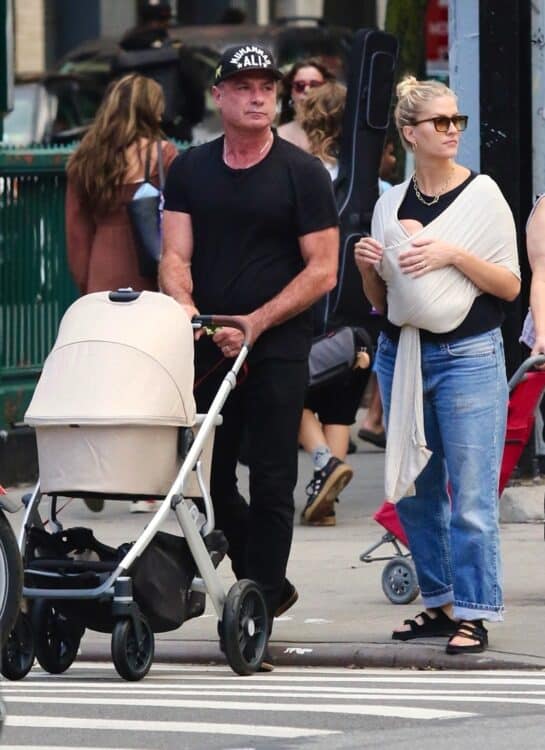 Liev Schreiber and Wife Taylor Step Out With Their Baby in NYC