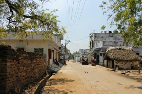 Rural village of India Andhra Pradesh Village Streets