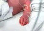 infant in hospital