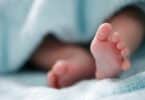 newborn baby feet