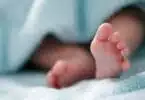 newborn baby feet