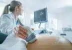ultrasound of pregnant woman