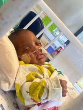 Marz Oshun Tucker graduates from NICU