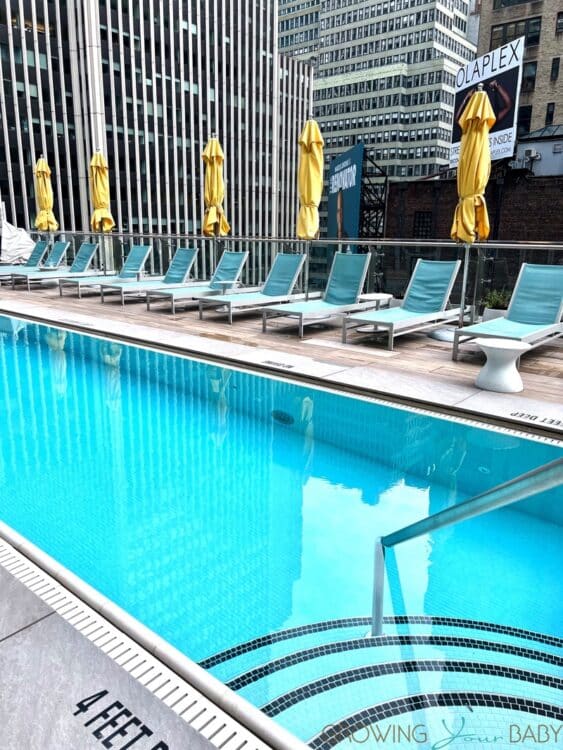margaritaville NYC outdoor pool