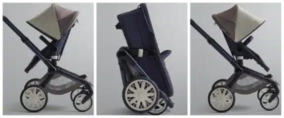 Kith for Bugaboo Fox 5 reversible seat folded