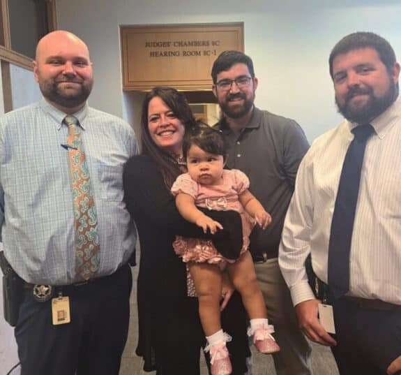 A Florida couple, who asked to remain anonymous, adopted a girl who was abandoned as a newborn