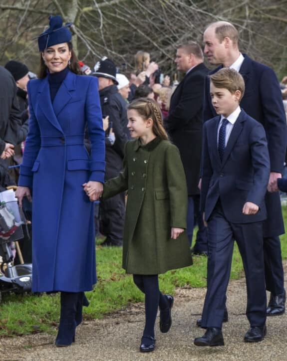 Catherine, Princess of Wales, Princess Charlotte and Prince George attend Christmas Service 2023