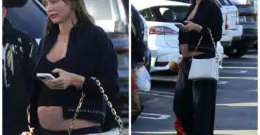 Miranda Kerr Bares Her Pregnant Belly in LA
