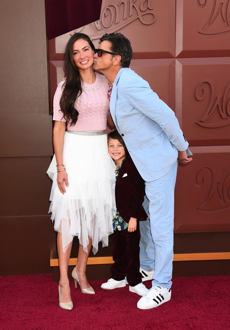 john stamos with son Billy Christopher Stamos and wife Caitlin McHugh
