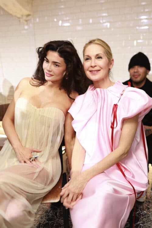 Kylie Jenner and Kelly Rutherford at the front row of the Jean Paul Gaultier Haute Couture SpringSummer 2024 show