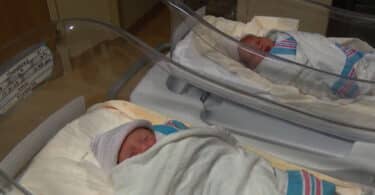 new years twins Ezra and Ezekiel Humphrey