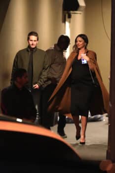 pregnant Miranda Kerr steps out for dinner with husband Evan Spiegel
