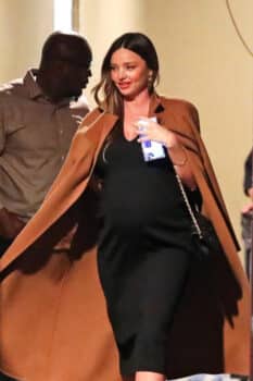 pregnant Miranda Kerr steps out for dinner with husband Evan Spiegel
