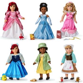 American Girl Disney Princess Additional outfits