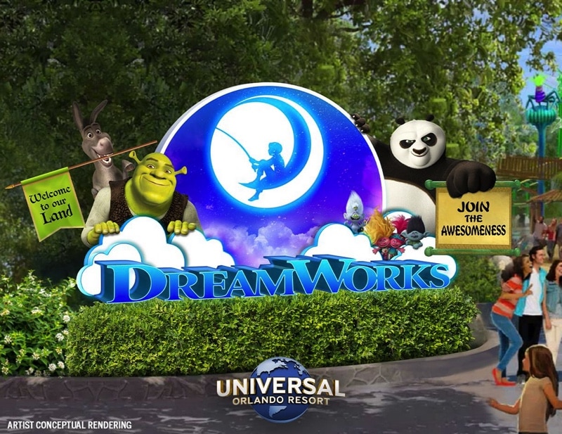 DreamWorks Land Marquee - Universal Orlando Resort