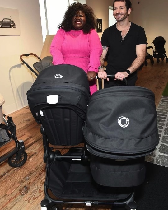 Pregnant Gabby Sidibe and brandon Frankel