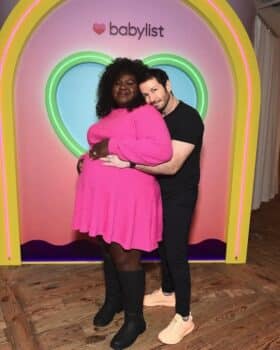 Pregnant Gabby Sidibe and brandon Frankel