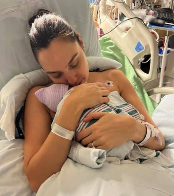 Gal Gadot with new baby 2024