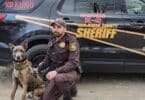 Kuno and his handler Deputy Eric Calhoun