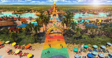 Paradise Plaza and Calypso Lagoon on Celebration Key