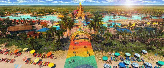 Paradise Plaza and Calypso Lagoon on Celebration Key