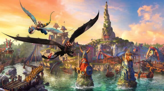 Universal Epic Universe How to Train Your Dragon Isle of Berk