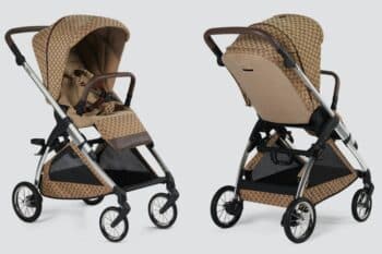 gucci stroller seat front and back
