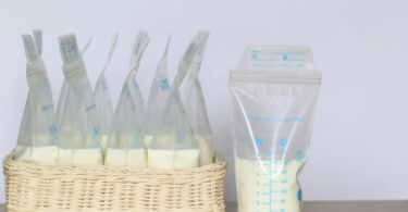 Frozen breast milk storage bags for new baby