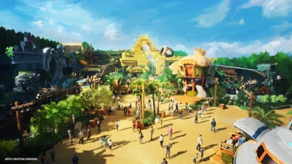 Universal Epic Universe theme park - Donkey Kong Country