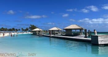 Overwater Cabanas at CocoCay coco beach club