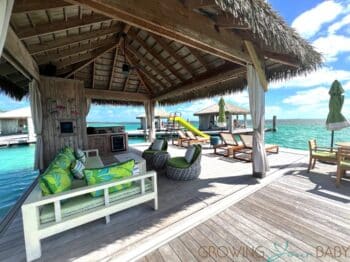 Overwater Cabanas at CocoCay interior