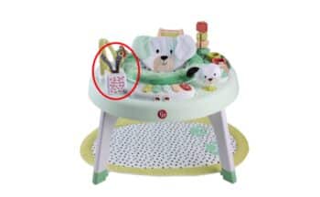 Recalled Tissue Box Toy in SnugaPuppy Activity Center