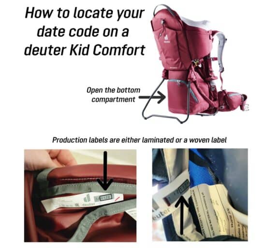 Deuter Kid Comfort SAFETY recall