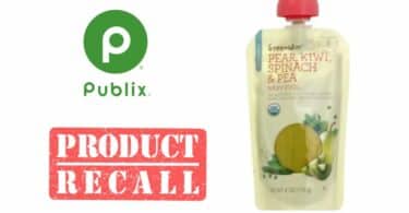 GreenWise Pear, Kiwi, Spinach & Pea Baby Food recall