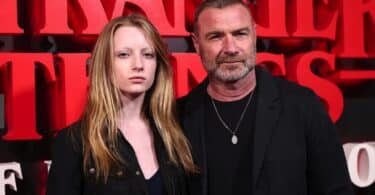 Liev Scrieber with daughter Kai